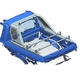 thumbnail image 4 of Black Horse Offroad Truck Bed Bar VRCB6408B Vigor; Modular; With Extended Side Rails For Tie Down Points; With 2 Built-In Led Cube Work Lights; With Bed Cross Bars; Powder Coated; Black; Steel, 4 of 7
