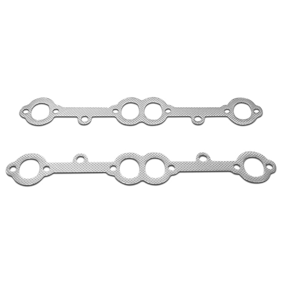 DNA Motoring GKT-A-HD-PF82 For 1988 to 2000 Small Block Chevy GMC SBC 283/327/350/383/400 Gen 1 Pair Steel Graphite Header Exhaust Manifold Gaskets 97 98