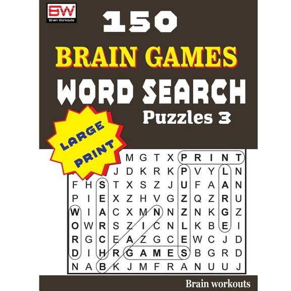 150 Brain Games - Word Search Puzzles