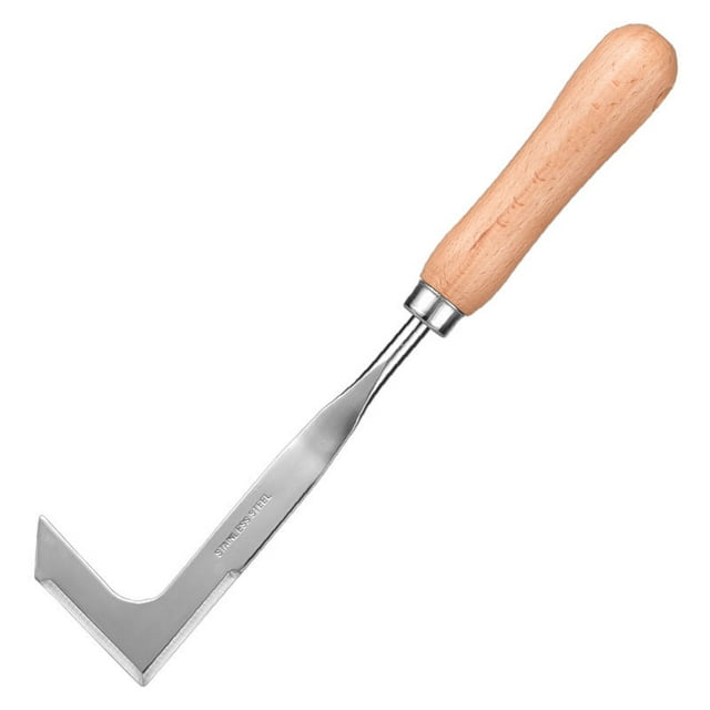2 piezas de deshierbador de grietas, herramienta manual para deshierbar grietas, extractor de malas hierbas para tablas de cubierta de pavimentadora de acera, herramienta de deshierbe de gri