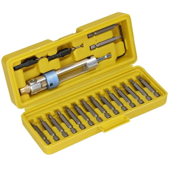 EASTIN High Speed Steel Screwdriver Bit 2 Use Head Lock Flip Screw Extractor Drill Repair 20Pcs For Electric Power Drills For Iron Plate
