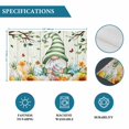 thumbnail image 6 of Easter Gnomes Placemats Set of 8, Spring Watercolor Eggs Flower Wood Grain Placemats for Dining Table, Place Mats for Kitchen Tabletop, Waterproof Wipeable Dining Table Mats Set, 6 of 9