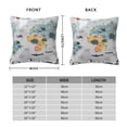 thumbnail image 2 of Pofeuu The World Map with Cartoon Animals Print Double-sided plush pillowcase Square Throw Pillow Covers Pillows Cover for Living Room Bedroom Sofa Couch Cushion Cover（No pillow core）-20"x20", 2 of 7