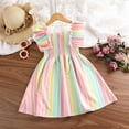 thumbnail image 2 of Bearichfupo Girls Sleeveless Layered Summer Rainbow Girls Dress Sling Princess Dress, Sizes 3-4 Years, 2 of 3