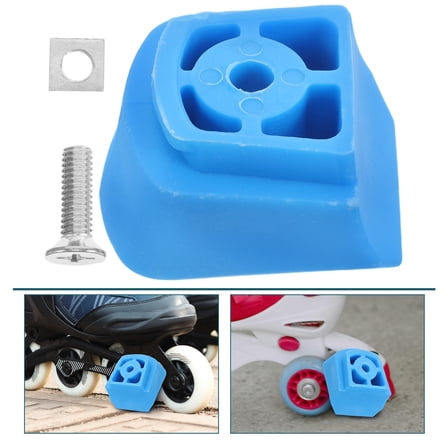 Niceauty Universal Sky Blue Skate Stoppers Durable Non Slip Brake Pads for Roller and Inline Skates