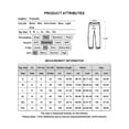 thumbnail image 2 of LilyLLL Womens Elastic Waist Wide Leg Palazzo Trousers Casual Buttons Lounge Pants, 2 of 2