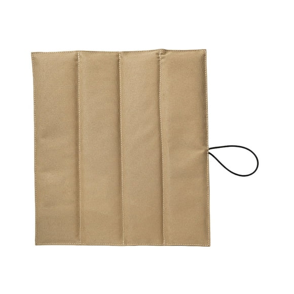 pitrice Coussin Pliant Petit en Tissu Oxford pour le Camping, Restez au Chaud et au Sec avec Coussin de Camping en Mousse Oxford, Kaki Mouillé