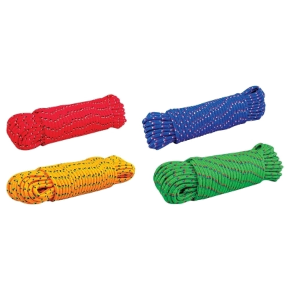 CORDA Diamond Braid Poly Rope, 1/4" x 25'