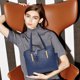 thumbnail image 3 of Bolso de mano de gran capacidad para mujer con bolso para madre y bolso de gran capacidad de un solo hombro de cuero artificial, 3 of 5