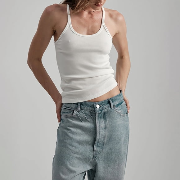 Aqestyerly Women's Chino Pants - Classic Fit with Pockets,Comfortable and Stylish,Perfect for office Or Casual Outings,Soft Cotton Blend Fabric