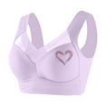 thumbnail image 3 of Brasier Sujetador de Encaje de Talla Grande para Mujer, Ropa Interior sin Aros de Acero, Accesorio Lateral Fino, Ajustado y Ajustable. Extra Grande, 3 of 3