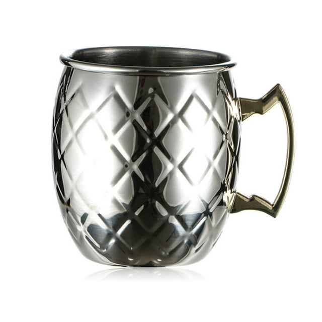 Matsuzay Taza de 550ml de acero inoxidable, taza para beber café y vino con asa, tazas de gran capacidad, utensilios para Bar, suministros para Teteras