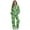 Four Leaf Clover Print Beige Green, variant on SCRAWLGOD Camo Forest Leaf Print Women's 2 Piece Outfits Long Sleeve Pullover Loose Sweatshirt Wide Leg Pants with Pockets Turtleneck Sweatsuit Loungewear Set, XS
