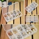thumbnail image 1 of Xihbxyly Estuche Organizador de 10 Compartimentos, Compacto y Portátil, Multiusos para Pastillas, Joyas y Uñas, Tamaño Pequeño para Viajes, 13 X 6,5 Cm (1 Unidad)., 1 of 7