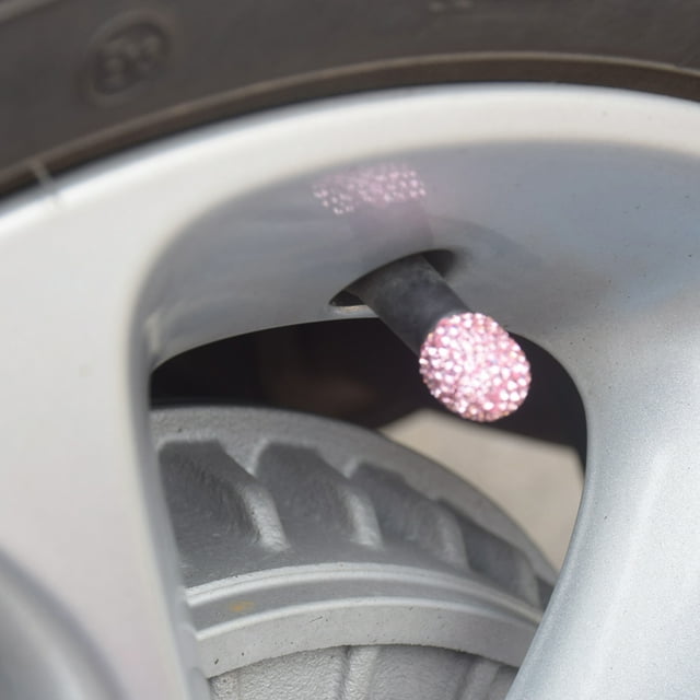 Pack of 4 Valve Stem Decorative Sealing Decoration Upgraded Fittings Multipurpose Ring Upgraded Fittings Multipurpose Wheel Dust Cover Leak-proof Removable Tire Caps Red