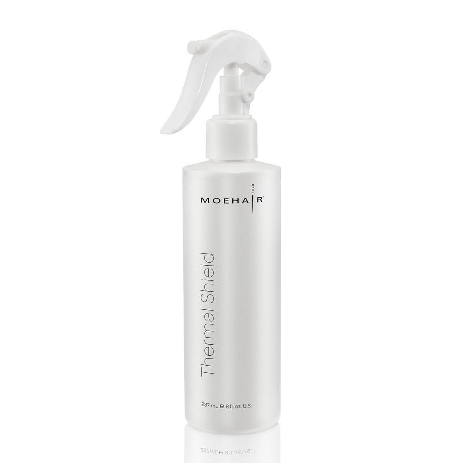 Moehair Hair Styling Trio | Moehair Hair Straightener with Thermal Shield Heat Protectant Spray (8 Fl. Oz) and Leave-In Conditioner (12 Fl. Oz) | Sulfate and Paraben-Free