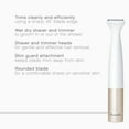 thumbnail image 2 of Panasonic Wet/Dry Bikini Trimmer & Shaver for Women with 4 Attachments, Battery-Operated – ES-WWV6-N, 2 of 10