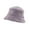 Grey, variant on Fuzzy Sherpa Bucket Hat for Cold Weather, Black
