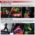 thumbnail image 6 of Nilight LED Safety Light 4PCS Red Green White Marine Navigation Bike Tail Lights Three Modes Waterproof Reflective Gear Clip On Flash Strobe Indicator Lamp for Night Boating Fishing Cycling Jogging, 6 of 9