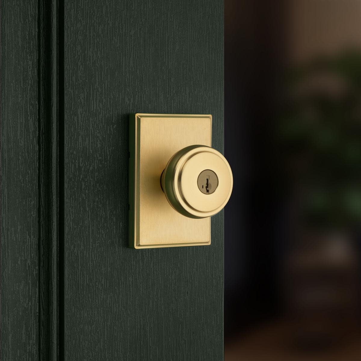 Kwikset 740SOKTRCT-514S Sora Single Cylinder Keyed Entry Door Knob Set - Black