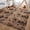Brown, variant on Nanan Fluffy Area Rug 10'x13' Soft Shaggy Carpet for Living Room Bedroom Home Decor, Navy Blue