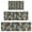Multicolor Bigfoot and, variant on Green Bigfoot and Tree Pattern Kitchen Rugs Sets Of 3,Kitchen Runner Rugs Non Skid Washable,Decorative Kitchen Floor Mats for Kitchen,Sink,Laundry,17"x30" 17"x47" 17"x59"