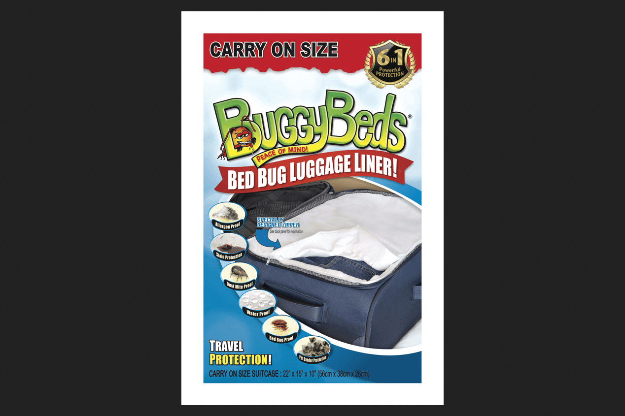 BuggyBeds BuggyBeds Bedbug Luggage Liner