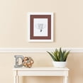 thumbnail image 3 of ArtToFrames 8x10" Matted Picture Frame with 4x6" Single Mat Photo Opening Framed in 1.25" Satin White Frame and 2" Brique Mat (FWM-3966-8x10), 3 of 8