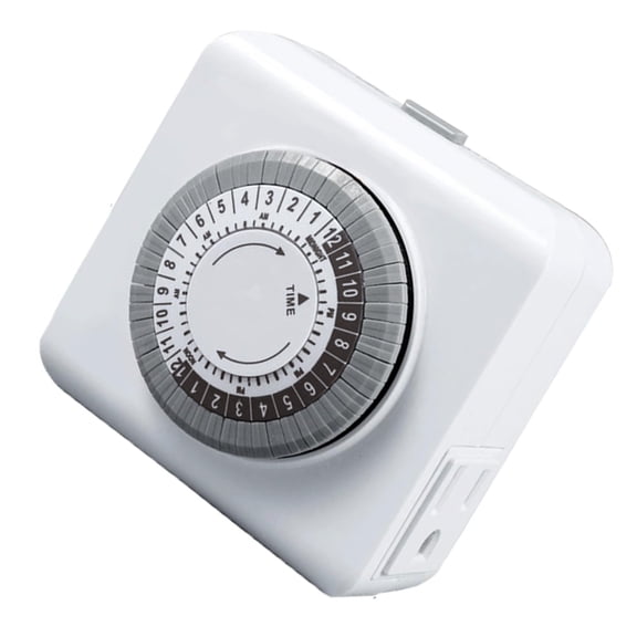 3 Prong Timer Outlet Plug Indoor Mechanical Outlet Timer Plug Energy Saving Plug in Electrical Timer Electrical Devices