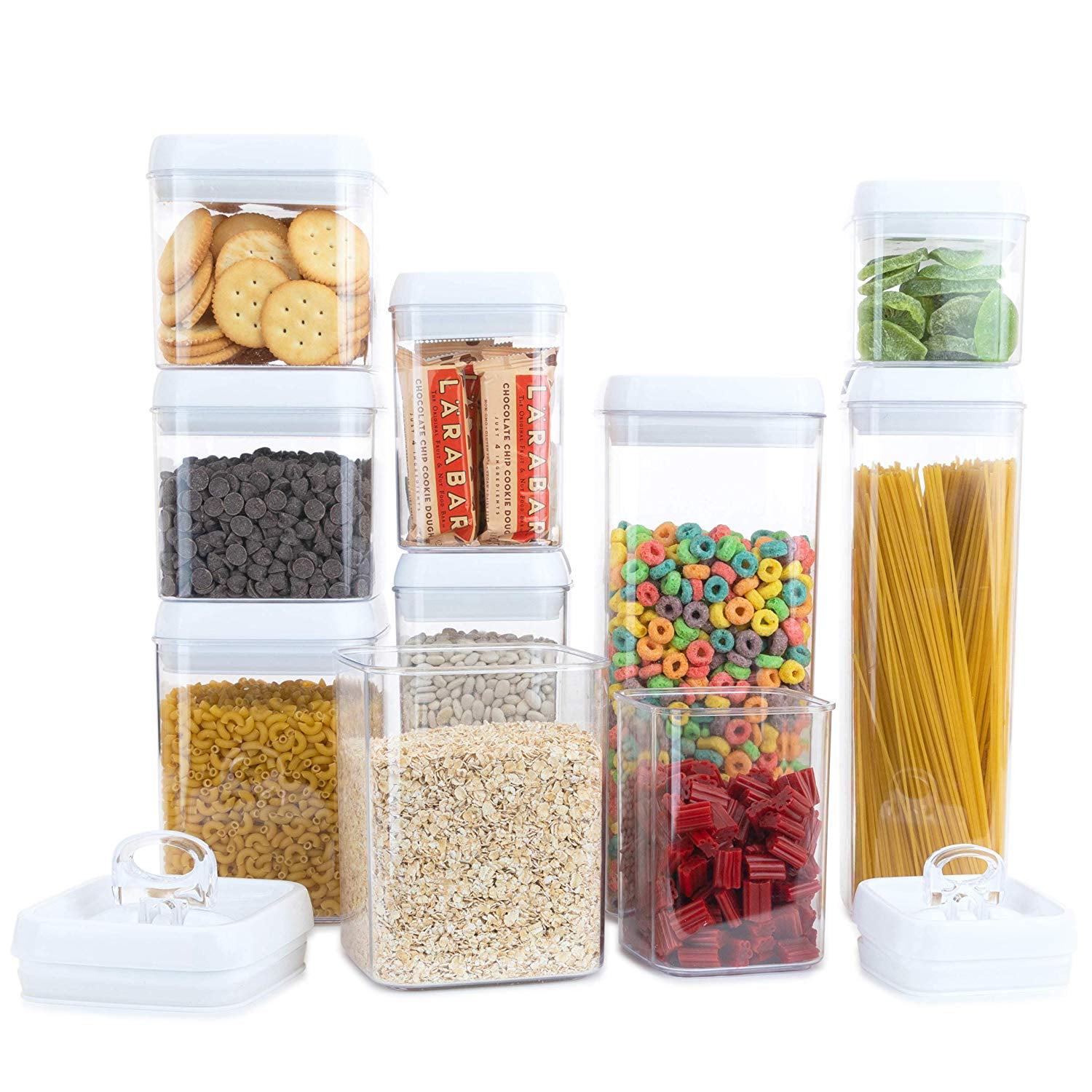 10-Piece Stackable Borosilicate Glass Food Storage Containers Set, 1 -  Harris Teeter