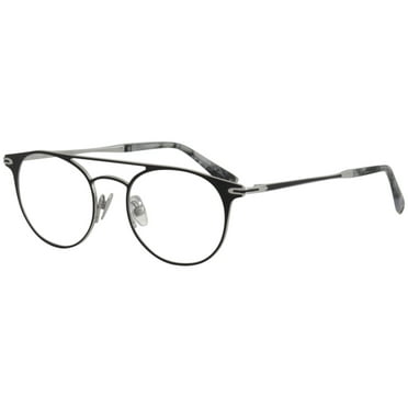 John Varvatos Men's Eyeglasses V169 V/169 Matte Black/Silver Optical Frame 49mm