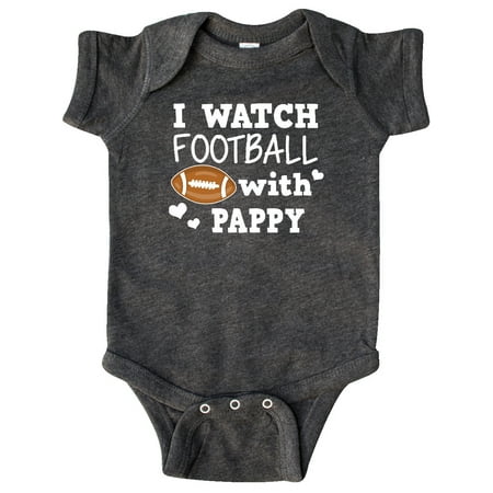 

Inktastic I Watch Football with My Pappy Gift Baby Boy Bodysuit