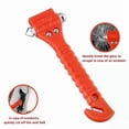 thumbnail image 3 of 1PC Camping Driving Car Seat Belt Cutter 2-in-1 Emergency Break Window Glass Punch Life Rescue Tools Survival Safety Hammer, 3 of 5