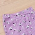 thumbnail image 6 of Mercatoo Baby Girl Clothes Suspenders Sleeveless Floral Vest and Bell Bottom Pants Set 2Pcs Toddler Summer Outfit, 6 of 8