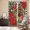 Red Black White, variant on Christmas Kitchen Curtains Window Panels, Red Cardinal Bird Poinsettia Pine Needles Plaid Insulated Window Treatment Curtain, Grommet Curtains for Bedroom/Living Room/Bathroom, 2 Piece 42"Wx84"L