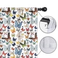 thumbnail image 4 of Blackout Kids Curtains,Butterfly Colorful Insect Pattern Childrens Insulated Curtains Set Of 2,Bedroom Essentials,Toddler Room Decor 52"x84", 4 of 5