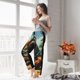 thumbnail image 5 of Balery Forest Meditating Gorilla Pantalones de pijama para mujer, pijamas ultraligeros, pantalones de estar por casa-Medium, 5 of 6