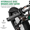 thumbnail image 5 of HOVSCO HovAlpha 26" Fat Tire Electric Bike, 750W Electric Mountain Bike for Adults, 48V/20AH Samsung/LG Battery, APP Control, UL2849, Classical Green, 5 of 7