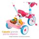 thumbnail image 2 of Triciclo con Barra de Empuje Apache Barbie, 2 of 3
