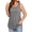 Gray, variant on Fantaslook Summer Women Tank Tops U Neck Casual Flowy Sleeveless T-shirts