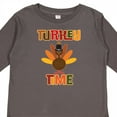 thumbnail image 4 of Inktastic Thanksgiving Turkey Time Boys or Girls Long Sleeve Toddler T-Shirt, 4 of 5