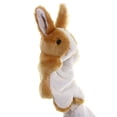 thumbnail image 3 of CATIEBYE Brown Bunny Animal Puppet for Storytelling, Soft Plush Hand Puppet for Kids, 1 Piece, 3 of 6