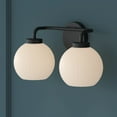 thumbnail image 4 of Millennium Lighting 22402-MB Oprah 2 Light 15" Wide Vanity Light - Black, 4 of 7