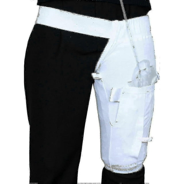 Catheter Leg Bag Holder, Urine Leg Bag Holder Cover with Waist Belt, Leg Bag Sleeve for Incontinence Urine Bag, Washable and Durable