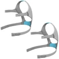 thumbnail image 1 of 2-Pack Replacement Headgear Strap for N20 Nasal Pillow CPAP Mask, CPAP Headgear Compatible with N20, Adjustable Headband, 1 of 5