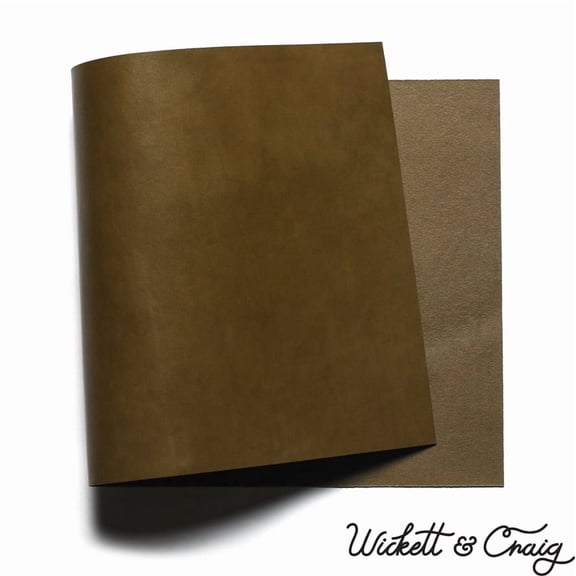 Wickett & Craig English Bridle Leather Panels, Olive