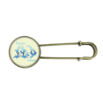 thumbnail image 1 of Pisces Cancer Paire Constellation Broche Rétro en Métal Pince Bijoux, 1 of 3