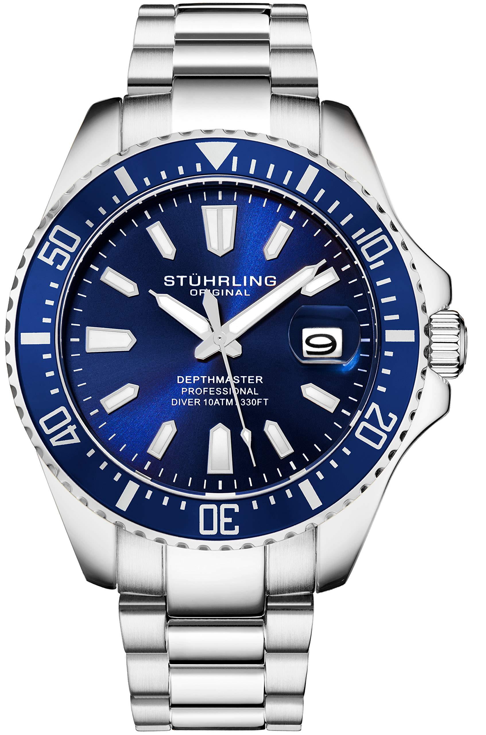 Stührling Original - Stuhrling Original Watches for Men - Pro Diver Watch - Sports Watch for Men