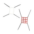 thumbnail image 5 of yotijay 2 Pieces Strike Zone Target for Baseball Softball Net Accuracy Training Practice White and Red, 5 of 8
