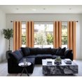 thumbnail image 1 of SAMIMPORT-2011 - Par de cortinas opacas para cocina con ojales dorados, 94 x 213 cm (2 paneles), 1 of 6